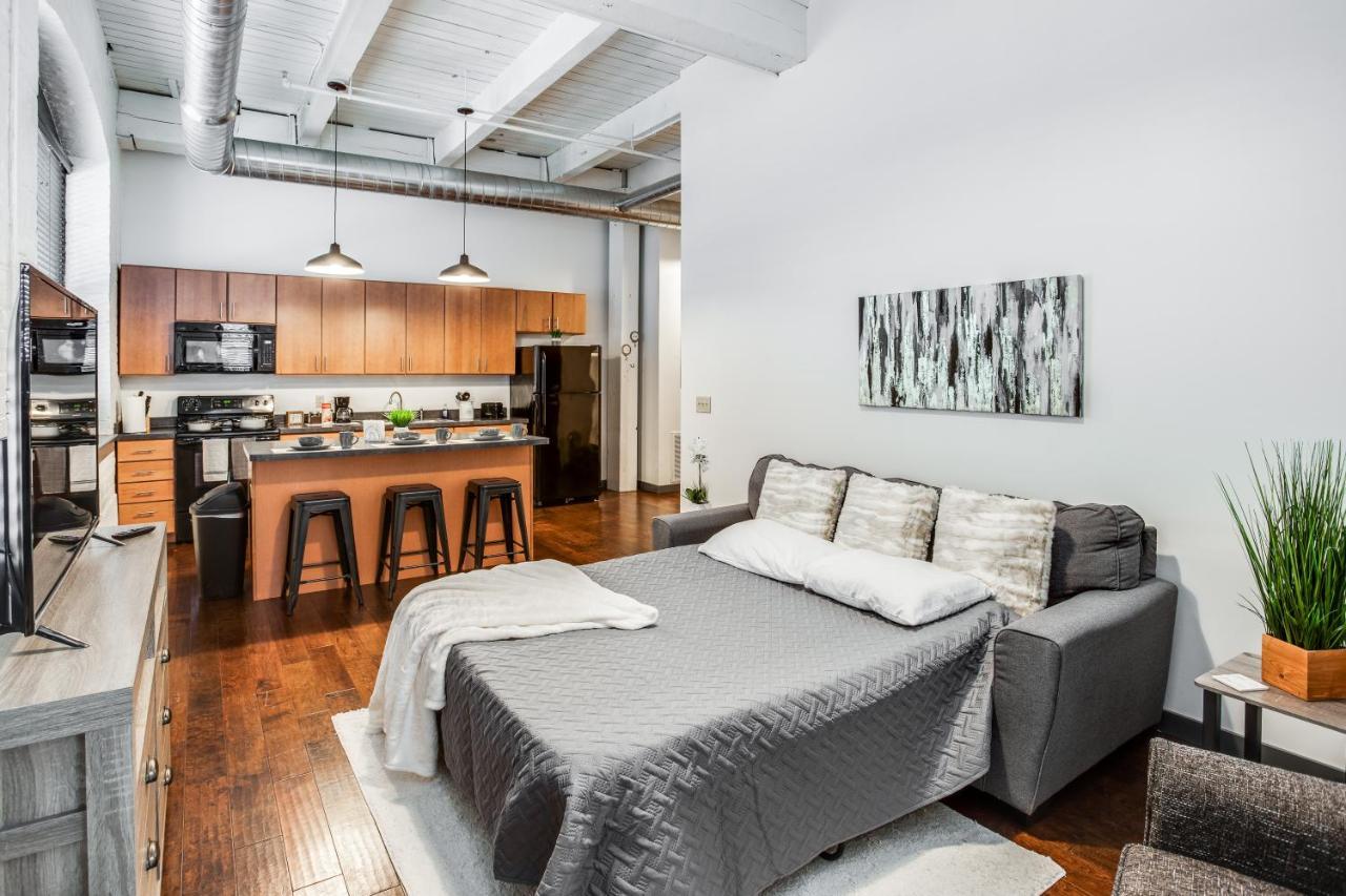 Апартаменти Ny Style Centric Loft With King Bed By Park Ave Рочестер Екстер'єр фото